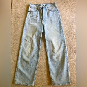 Madewell “the perfect vintage wide leg crop Jean”